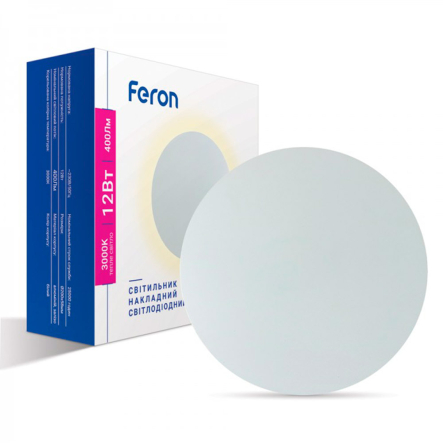 Светильник настенный декоративный FERON, AL8110, 230V, 12W, 3000К, 400Lm, IP20, белый - 1