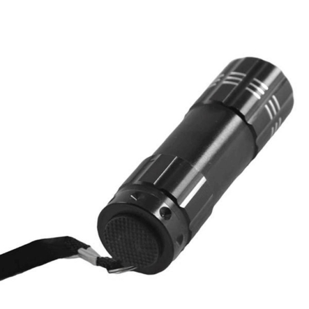 Фонарик ультрафиолетовый LEMANSO 3*R03, 9 UV  LED / LMF9311 чёрный