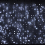 Гирлянда внешняя DELUX, CURTAIN, 2x1,5м, 456LED, белая/белая, IP44