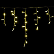 Гирлянда внешняя DELUX, ICICLE, 120LED, 2x0,9м, желтая/белая, IP44