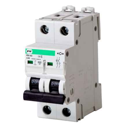 Автоматический выключатель Promfactor ECO АВ2000/2, C 50 A, AC 400 В, 6 кA, FB1C2050 - 1