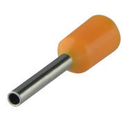 Наконечник АСКО-УКРЕМ A0060010001, НТ 0,5-0,8 (кв.мм-мм) (упак. 100 шт.) оранжевые