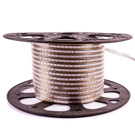 Светодиодная лента красная 220V smd2835 120Led/м 6W/м IP65 AVT