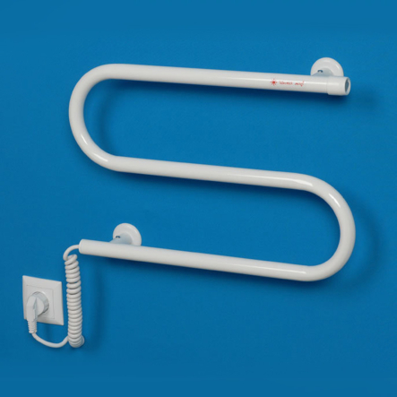 Полотенцесушитель электрический Змейка плюс левая 50вт 380*480*75 - 1