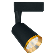 Светильник трековый FERON, AL111, 10W, 850Lm, 4000K, IP40, 115x75x140 мм, черный-золото, 6311