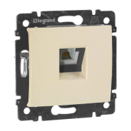 Розетка телефонная RJ11 1 выход LEGRAND Valena, 774338, слоновая кость