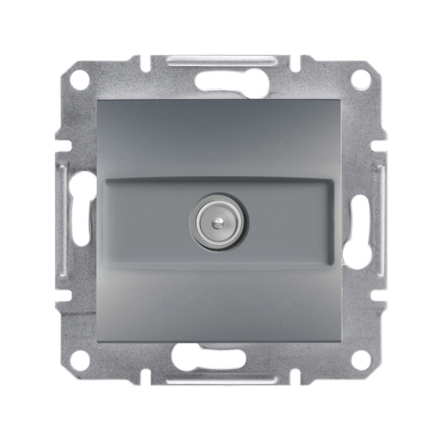 Розетка TV концевая Schneider Electric ASFORA, сталь, ЕРН3200162 - 1