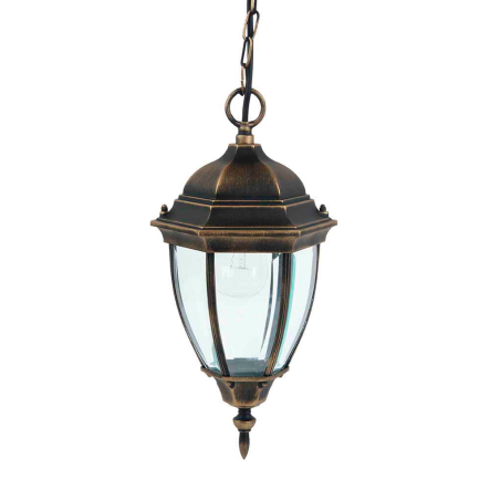 Светильник парковый Lusterlicht, Dallas ll, Е27, 100Вт, подвес, старое золото - 1
