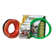 Нагрівальний кабель коаксіальний Volterm HR18 550 3,2-4,0 мм. кв. 550 W, 32 м (потрібно стрічки 10м)