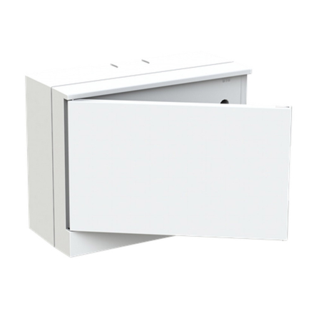 Щит распределительный ABB BASIC E, 1SZR004002A2104, 12 модулей накладной, IP41, (не прозрачная дверца)