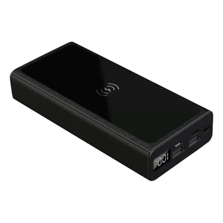 Повербанк (УМБ) SPRANGE SR-P6, 24000 мАг, USB 3.1(QC 3.0 ) + USB 2,0 (MicroUSB + Type C), wireless charge, LED - 1