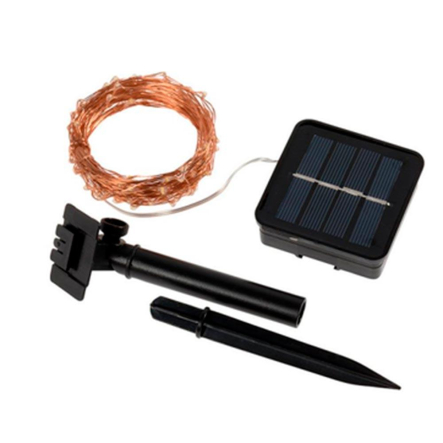 Гирлянда лучи росы от солнечной батареи 20 м, мульти, S-106-20 WM