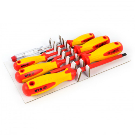 Набор отверток S&R ПРОФИ 1000V PH-SL-Tecтер, 7шт