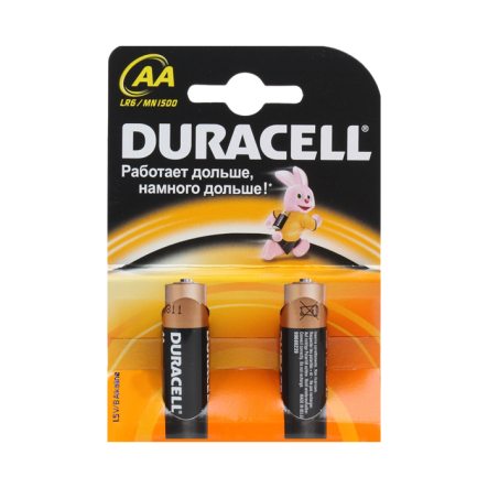 Батарейка Duracell Basic LR6 1.5 V алкалінова AA/MN1500 KPN - 1
