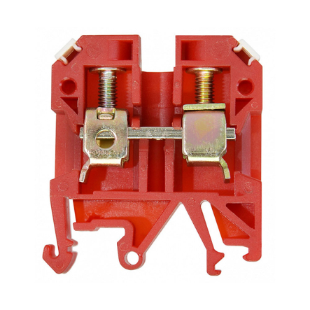 Клеммник винтовой АСКО-УКРЕМ JXB-10х35, красный, A0130010036