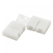 З'єднувач L для LED стрічки Lemanso 8мм 2pin (два затискачі)/ LMA9420