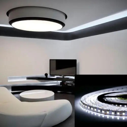 Светодиодная лента белая BIOM OEM ST-12-2835-120-CW-20-V2 915Lm/m 14.4W/м IP20