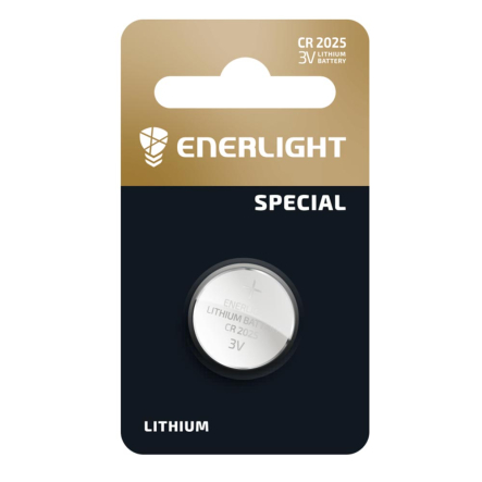 Батарейка ENERLIGHT LITHIUM CR 2025 BLI 1 - 1