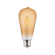 Лампа світлодіодна Horoz Electric Filament RUSTIC VINTAGE-6, 6 Вт, 2200K, E27, 220 В, A60, 001-029-0006-010