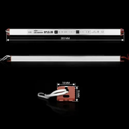 Блок питания BIOM BPLS-36-12, DC12, 36W, 3А, stick