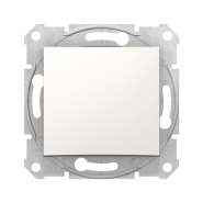 Выключатель кнопочный Schneider Electric Sedna, слоновая кость, SDN0700123