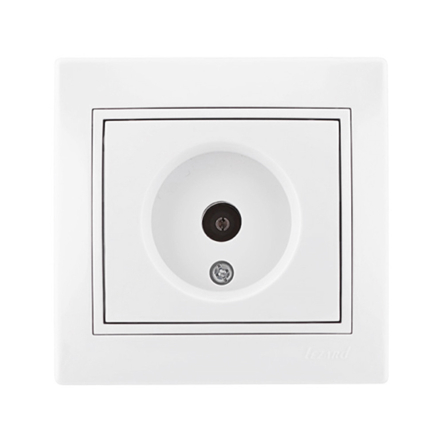 Розетка ТБ прохідна Lezard MIRA, біла, 701-0202-129 - 1