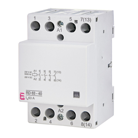 Контактор модульный ETIMAT RD 63-40 (230V AC/DC) (AC1), 2464026 - 1