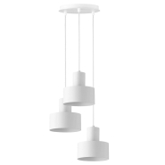 Люстра підвіска SIGMA RIF 30906, 3хE27х60W, 33х33х80 см, біла