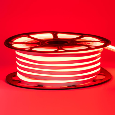 Светодиодный неон красный 12V smd2835 120LED/м 11W/м IP65 6х12мм AVT-NEON - 1