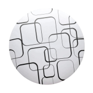 Світильник LED Ultralight UL9015, 36Вт, d370, білий із чорними розводами, 52830