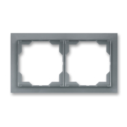 Рамка подвійна Neo білий/сірий лід
