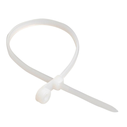 Хомут с кольцом TechnoSystems ХОК 300x4.8 мм, белый, TNSy5502888 - 1