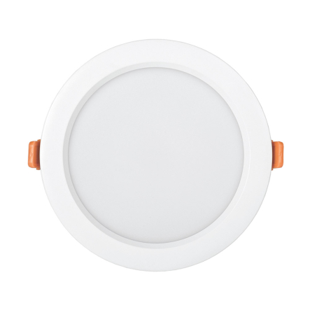 Светильник светодиодный встраиваемый IEK ДВО 1606, 12W, 6500K, 720Lm, IP20, круг, Ø170мм, белый, LDVO0-1606-1-12-6500-K01 - 1