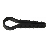 Дюбель-хомут АСКО-УКРЕМ круглий 12мм, чорний (уп.100шт)