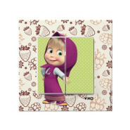 Выключатель VIKO KARRE KIDS, 2 кл., &quot;Маша и ягоды&quot;, 90962746