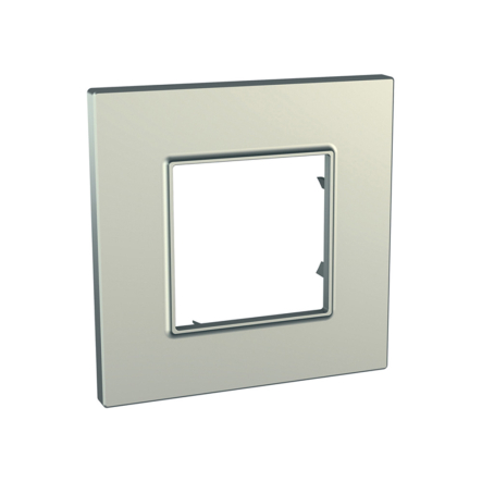Рамка 1-местная, титан, Schneider Electric Uniсa QUADRO, MGU6.702.57 - 1
