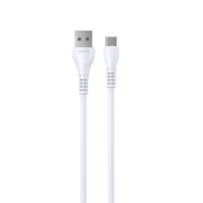 Кабель USB-USB-C HAVIT HV-CB642C, 2.1A, 1м, білий