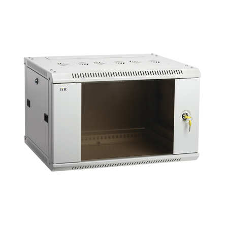 ITK Серый серверный шкаф 19" ITK LWR3-09U64-GF LINEA W 9U 600x450мм - 1
