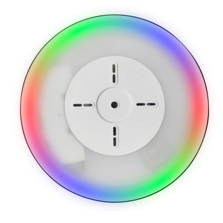 Светильник Violux MILLENNIUM BL 48W, RGB, 3000-6000K, 3800Lm, пульт, чёрный, 400мм, 361448