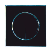 Вимикач 2-кл. RIGHT HAUSEN LAURA чорний HN-015042