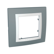 Рамка одномісна сірий/техно Schneider Electric Uniсa BASIC, MGU2.002.858