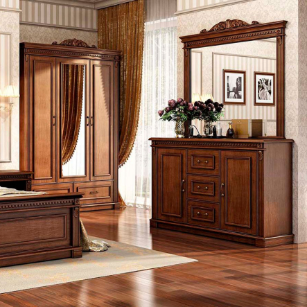 Зеркало Мебус Галиция 100 1230х90х1170 мм дуб, трюфель