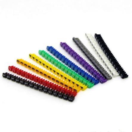 Набір кабельного маркування Lemanso1,5мм від 0 до 9 (150 шт) кольоровий, LMK2154 - 1