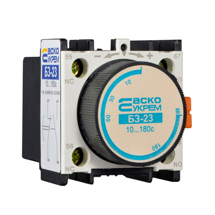 Блок задержки АСКО-УКРЕМ БЗ-23 (10-180 сек при включении) (LA2-DТ4), A0040050006 - 1
