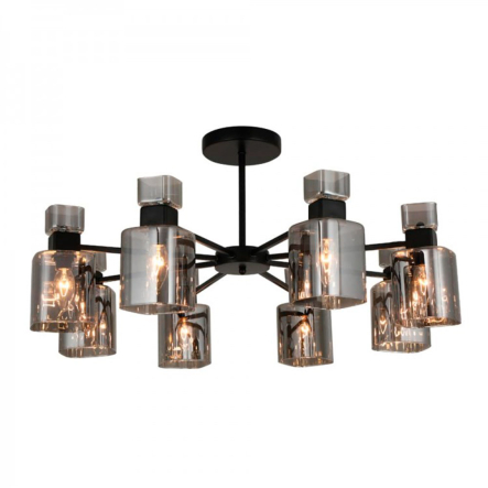 Світильник Ardero OLIVIA BL1180-1ARD під лампу E14х8, 760х360 мм, чорний - 1