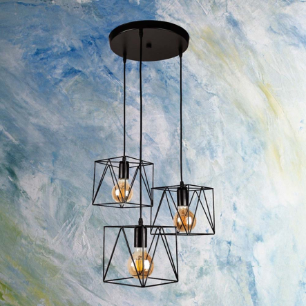 Люстра підвіс LEVISTELLA 756PR103F-3 BK (300) - 1