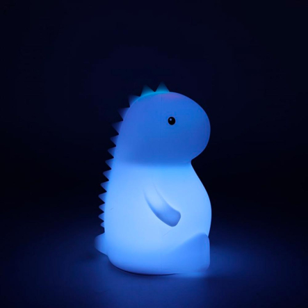 Ночник дракончик белый, Ardero SNL-D03ARD, RGB 3*ААА, 105х92х158 мм