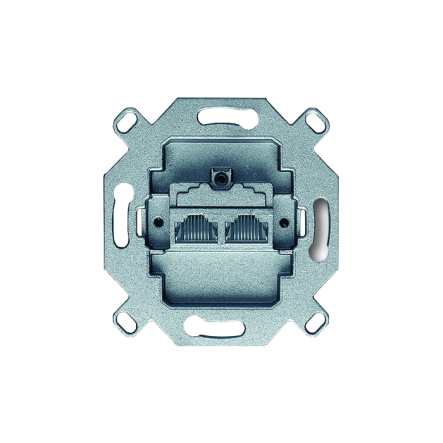 Механизм компьютерной розетки двойной RJ45 Cat.5 - 1