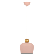 Підвіс LAGUNA Lighting 95893-01 1 х E27, 60W, матовий рожевий
