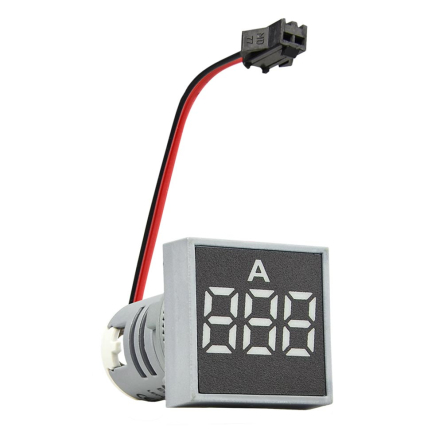 Амперметр цифровой АСКО-УКРЕМ ED16-22FAD 0-100A (белый) врезной монтаж, A0190010037